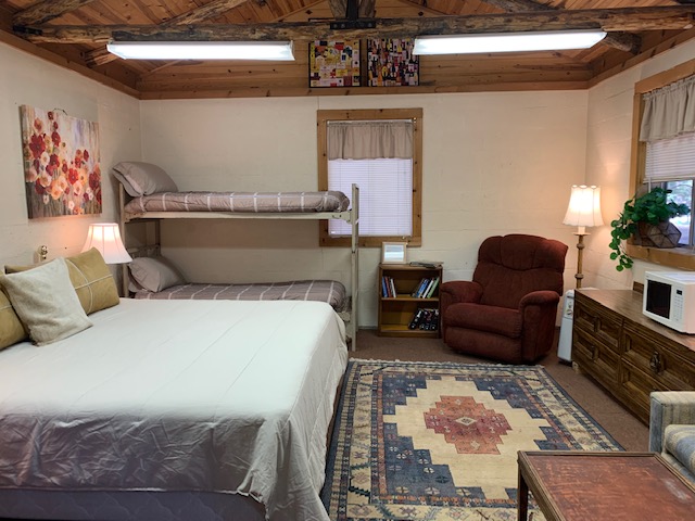 interior of the california cabin