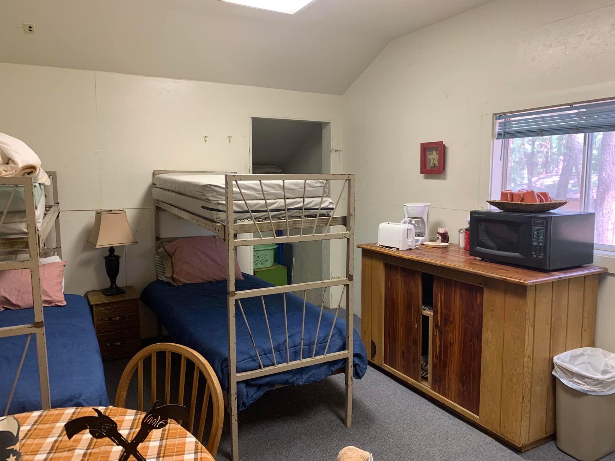 interior of texas cabin